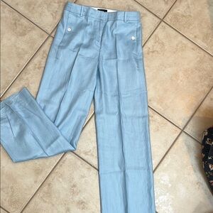J. Crew light blue linen pants